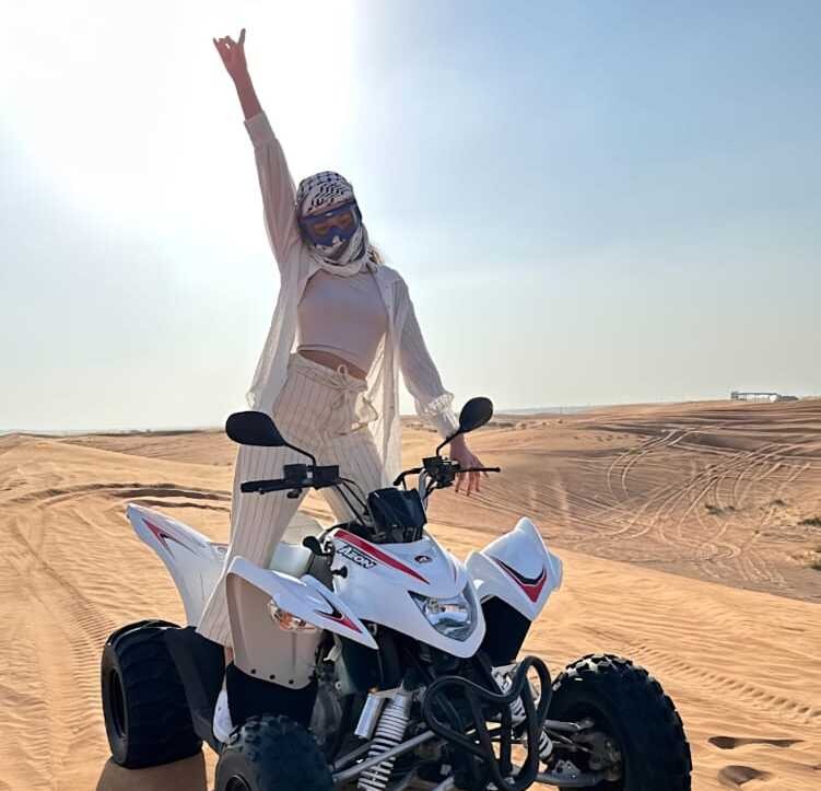 Quad Biking in Dubai Desert